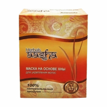 AASHA HERBALS Henna based hair mask Маска для укрепления волос на основе Хны 80г