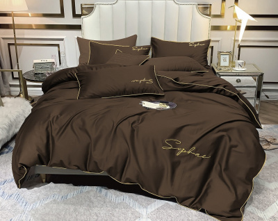 Комплект постельного белья Cotton World microfiber вышивка FHL-3303 160x200