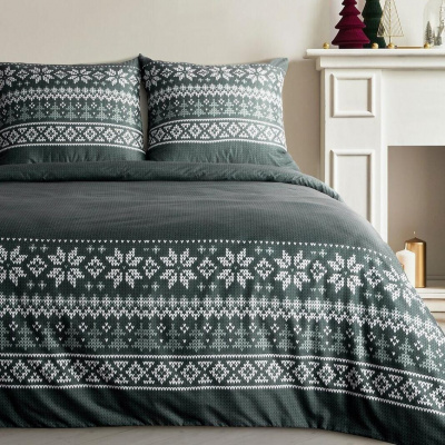 Комплект постельного белья Eurofirany Christmas Jeremy SW / POS 220x200